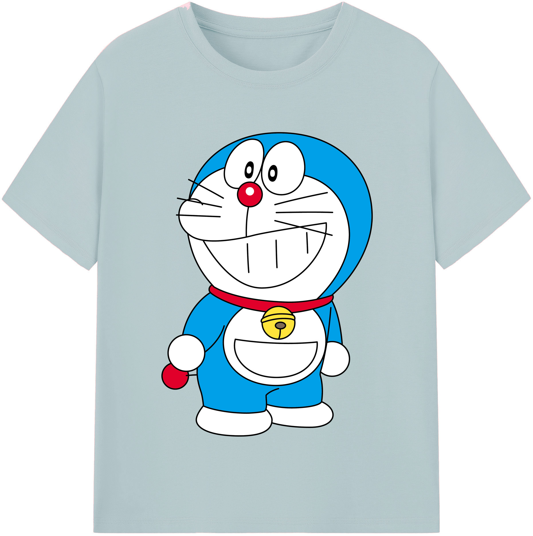 （画像用） ドラえもん Doraemon 綿100％半袖Tシャツ（フロントプリント）